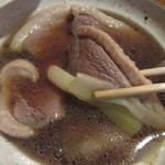 並木藪蕎麦 - 鴨肉は食べ応え十分