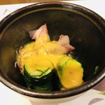 鮨 季節料理 喜八 - 蛍烏賊酢味噌