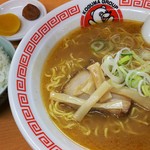 旭川ラーメン - みそラーメン（650円）＋ライス（小）（100円）