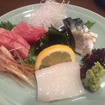 竹うち - お造り三種盛り