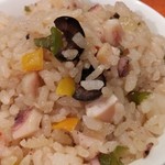 麺屋 六感堂 - イカピラフ（過去の限定）