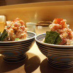 日本橋海鮮丼 つじ半 - ぜいたく丼「松」と「竹」