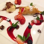 リストランテ ピッツェリア ジャンカルロ トウキョウ - 春らしいデザート