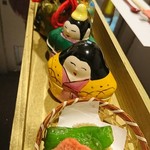 和英 - 前菜　雛まつり仕様　巾着の中は茶碗蒸し