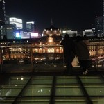 ISOLA SMERALDA - テラス席から望む東京駅