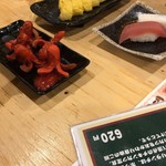 恵美須商店 - たこさんウィンナー、卵焼き、お寿司