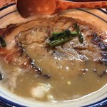 烈志笑魚油 麺香房 三く - 