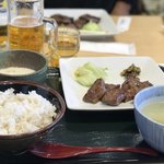 寿松庵 - 牛タン定食。