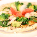 organic vegetable pizza