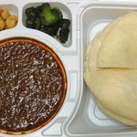 デリショップ うちむら - マトンカレー（６００円）　ピタパンそえ
