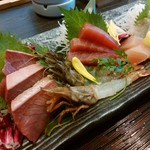 ビストロ居酒屋 懐 - 「鮮魚のお造り盛り合わせ定食」