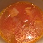 PIZZA SALVATORE CUOMO ＆ GRILL - 生姜入りミネストローネ