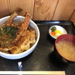 天丼　根津 - ミックス丼¥1000