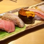 加賀五種盛り1580円