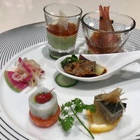 翠林 - 山海の幸盛り合わせ