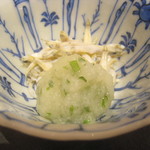 小熊 - 先附（氷魚 木の芽酢）