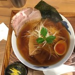 麺屋 猪一 離れ - 追い鯖そば 800円