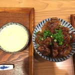 麺屋 猪一 離れ - (限定)大判炙り和牛めし 赤玉生卵付き 650円