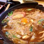 新角屋 - 味噌煮込みうどん850円