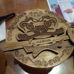 度小月 - 坦仔麺は蓋されて運ばれます