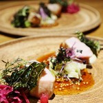 LIAISON - 北海道知床豚ロース肉のロティ、いろいろなキャベツ