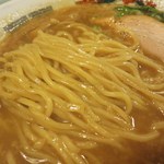 弁慶ラーメン - 中太ストレート麺