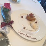 レストラン シャンボール(リーガロイヤルホテル大阪) - お花用意してくださりました＾＾♪