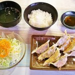 Maruyu kitchen - ギョウザ定食（７５０円）
