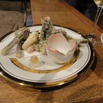 柳家 - もちろん天然の山菜天ぷら（以下２０１１年６月）