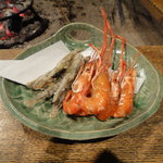 柳家 - あじめどじょうと川海老の唐揚げ