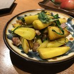 土香る - 島人参と葉にんにく、塩豚のチャンプルー