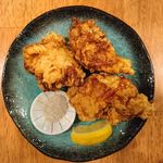 熟成うどん なかや - とり唐3個@熟成うどんなかや（2017年12月某日）