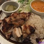 ジャークチキンプレート+ジャマイカンカレー