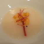 はすのみ - 菊芋と金華ハムのスープ 2018年2月