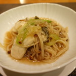はすのみ - 牡蠣 しめじ 麺 2018年2月