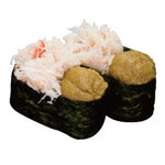 Sushi Kaito - ずわい蟹のほぐし身軍艦