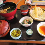 和食さと - かきご飯とかき天うどん膳