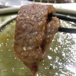 焼肉酒場 肉ノ助 トーキョー - 「赤身」は、お肉の旨味とジューシーな肉汁の美味しさ格別！