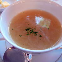 フランス料理 エスカーレ ホテルモントレ仙台 - 玉ねぎとじゃがいものスープ＠エスカーレ◇2008/10
