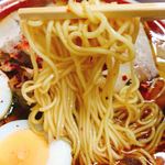 天神そば - 麺のアップです。（2018.2 byジプシーくん）