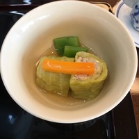 大志満 椿壽 丸ノ内店 - ひき肉の湯葉巻きに餡掛け