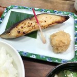 京粕漬 魚久  - 銀だら京粕漬定食 1566円