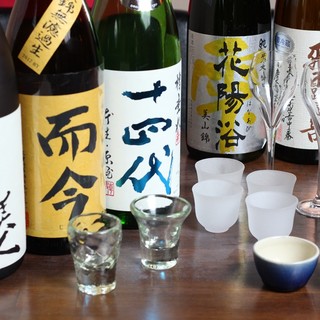 We are confident in our selection of Japanese sake, aiming to be number one in the region.