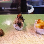 寿司 菜の花 - バイ貝とトリ貝