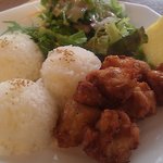 はわい家 - 土日祝日限定！モチコチキンプレートランチ　\850(ドリンク付）