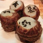 興 - 「蒸しきぬかつぎ」：時間をかけてやわらかく蒸しあげる、淡白でありながらもほっくりとした旨み！