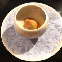銀座うかい亭 - 雲丹のフラン ライム風味