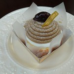 ミルミル - 熊本和栗のモンブラン 453円(熊本産ブランド栗の球磨栗使用)