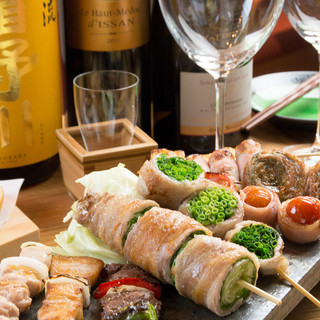 各種宴会プランあり◆野菜巻き串やもつ鍋など見逃せない逸品も◎