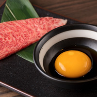 焼きしゃぶロース(卵付き)